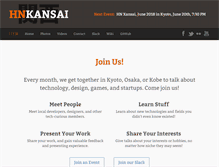 Tablet Screenshot of hnkansai.org